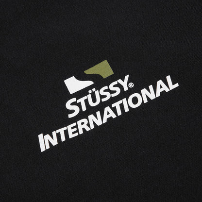 Stüssy International Zip Hoodie - Black