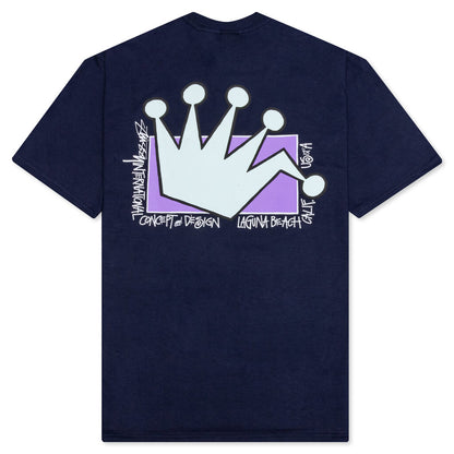 LB Crown Tee - Navy