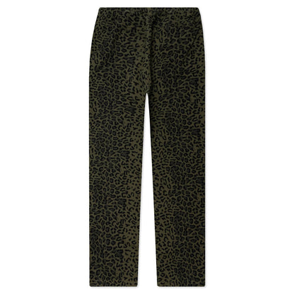 Leopard Beach Pant - Olive
