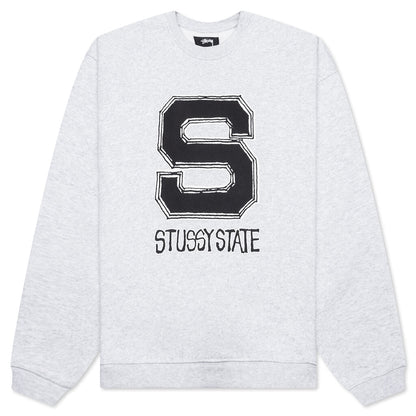 Stüssy State Crew - Ash Heather