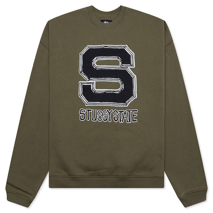 Stüssy State Crew - Olive