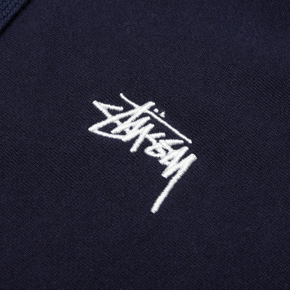 Stock Logo Zipper Hoodie - Navy