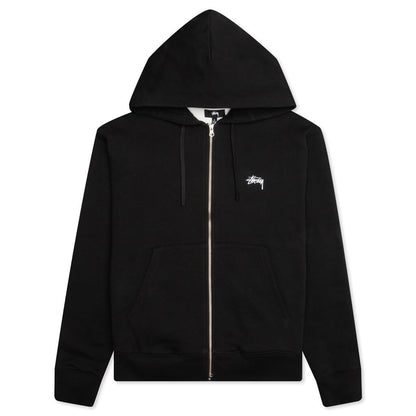 Thermal Zip Hoodie - Black