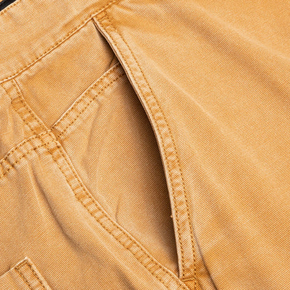 Washed Canvas Work Pant - Gold