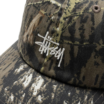 Washed Stock Low Pro Cap - Leaf Camo