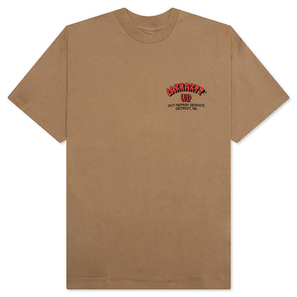 Super Tired S/S T-Shirt - Peanut