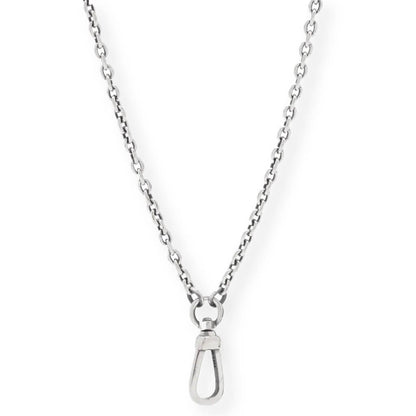 Swivel Hook Necklace - Silver