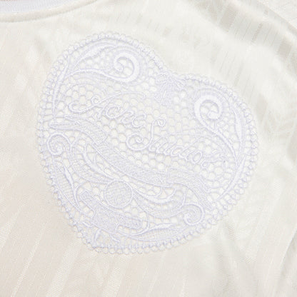 Logo Sports Jersey Top - White