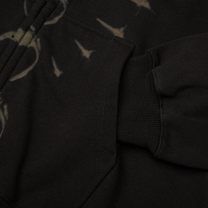 TC Ribcage Zip-Up Hoodie - Black