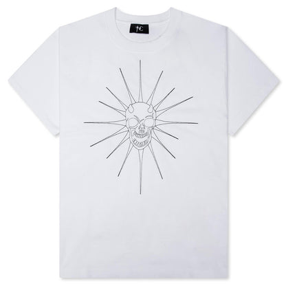 TC Riding Skull Stitch T-Shirt - White
