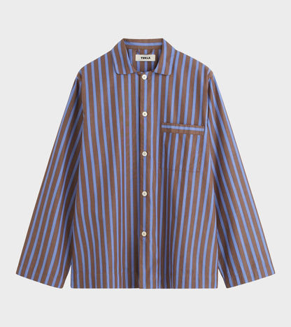 Pyjamas Shirt - Chestnut Stripes