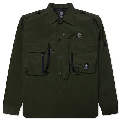 Tenkara Trout Nylon Ripstop Shirt - Green