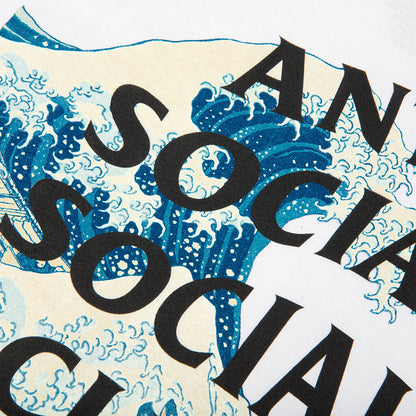 'Tonkatsu' The Great Wave Tee - White