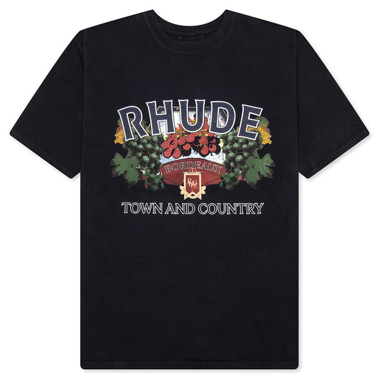 Town and Country Tee - Vintage Black