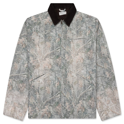 Utility Canvas Work Jacket - Camouflage