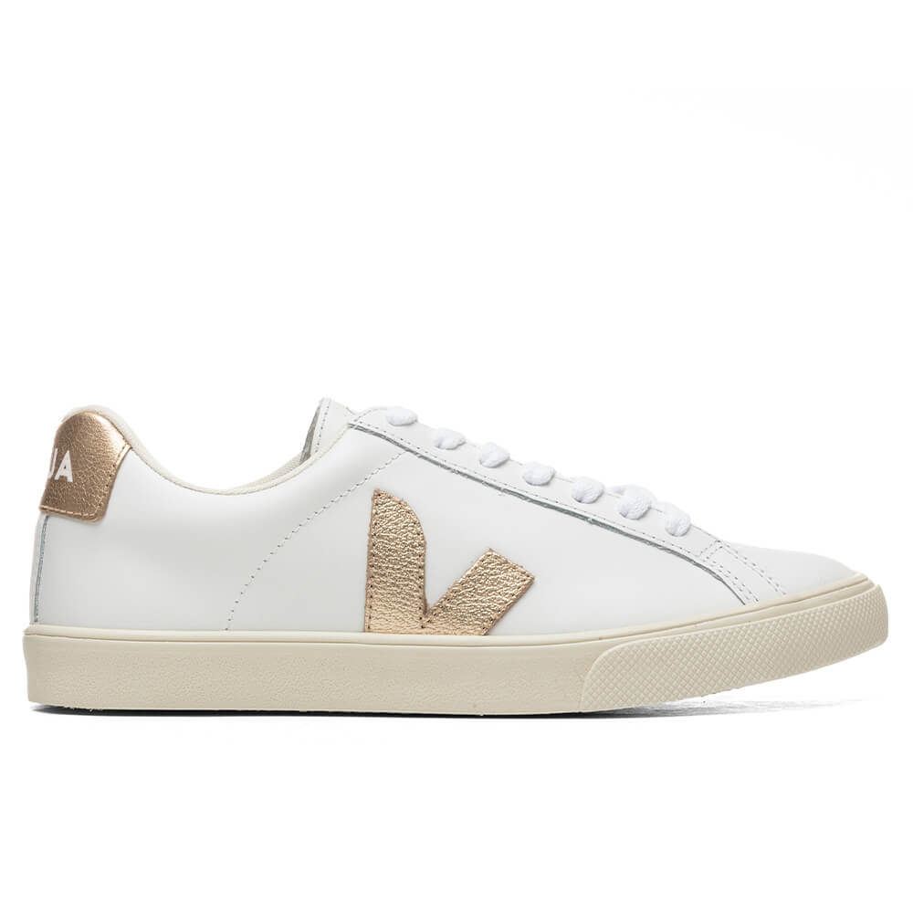 Women's Esplar Logo Leather - Extra White/Platine