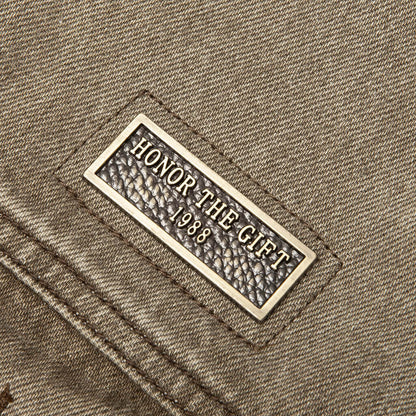 Washed Twill Trucker - Taupe