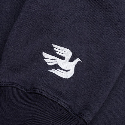 Weird Trad Logo Crew Neck Sweatshirt - Dark Navy