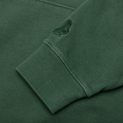 Wild West Hooded Sweatshirt - Olive Green