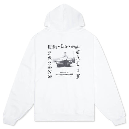 Willy Life Style Hooligan Zip Through - White