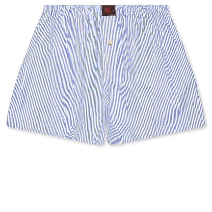 Willy Woven Boxer - Sail Blue Stripe
