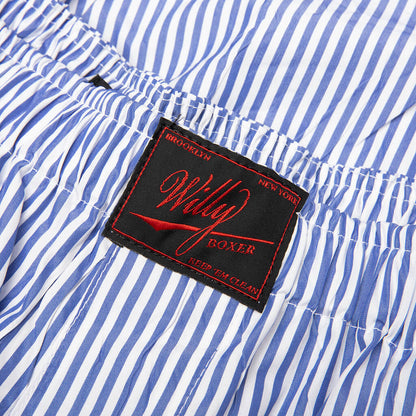 Willy Woven Boxer - Sail Blue Stripe