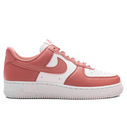 Women's Air Force 1 '07 Next Nature - White/Canyon Pink/Metallic Silver