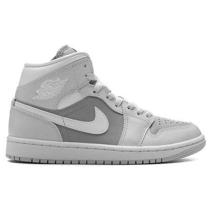 Women's Air Jordan 1 Mid - Photon Dust/White/Atmosphere Grey