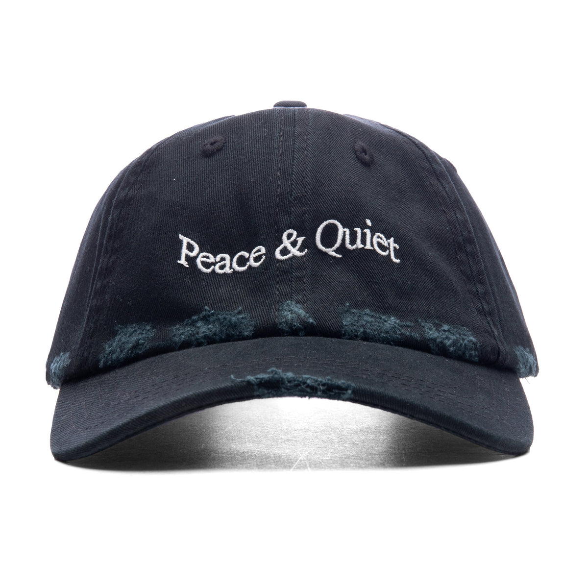 Wordmark Distressed Dad Hat - Black