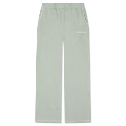 Wordmark Reverse Stitched Sweatpants - Sage