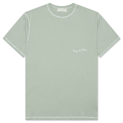 Wordmark Reverse Stitched T-Shirt - Sage
