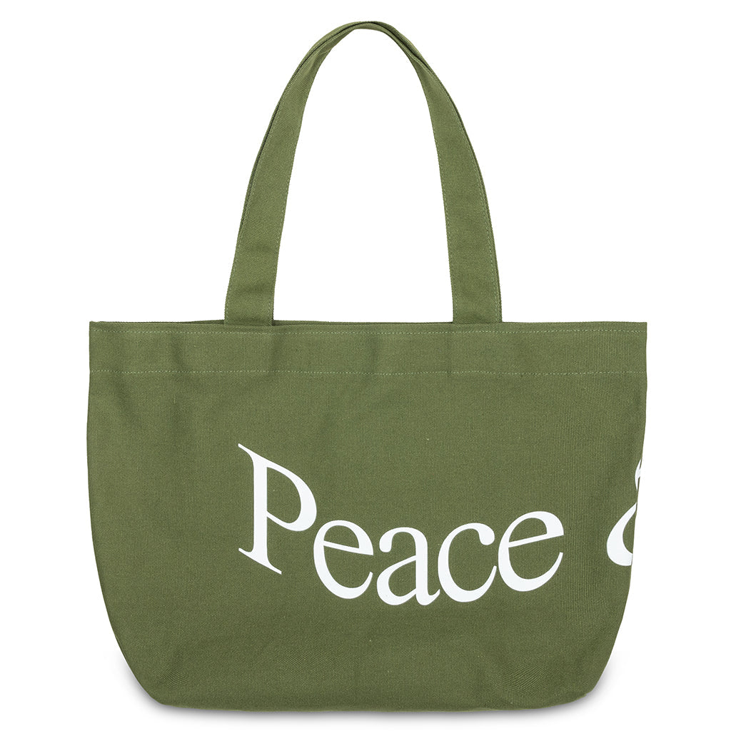 Wordmark Tote Bag - Olive