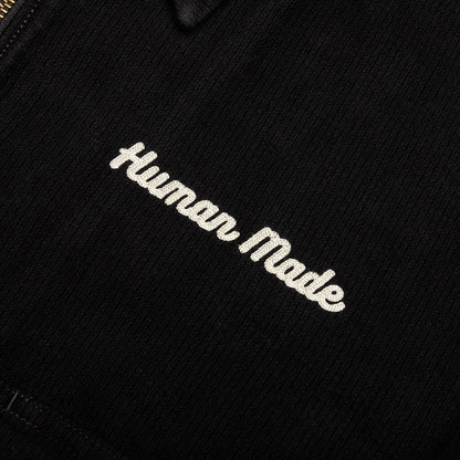 Zip-Up Work Jacket - Black