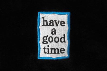 adidas Originals x Have A Good Time Velour Track Top - Black