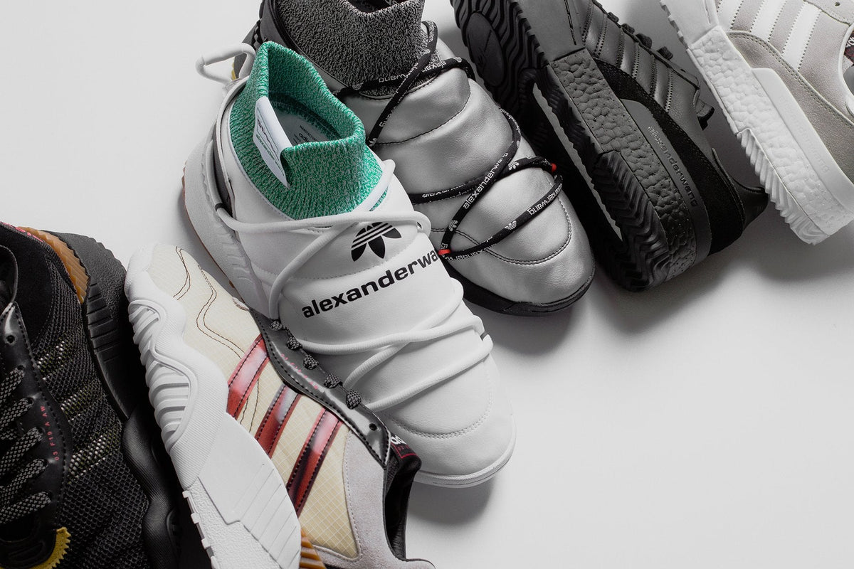 adidas Originals x Alexander Wang AW BBall Soccer - Clear Granite/Clear Granite/Core White