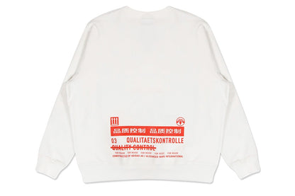 adidas Originals x Alexander Wang AW Graphic Crewneck - Core White/Borange