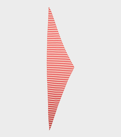Scarf Triangle Red/Ecru
