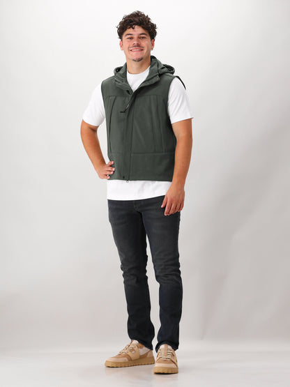 C.P. Company Bodywarmer Grijs Vest Shell-R