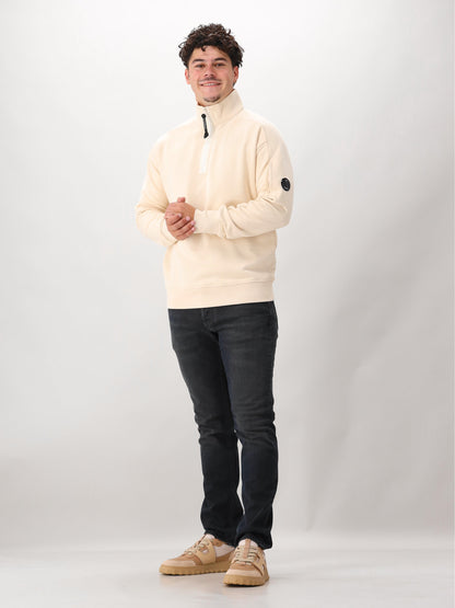 C.P. Company Sweater Beige Half Zip