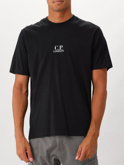 C.P. Company T-shirt Zwart Jersey 30/1