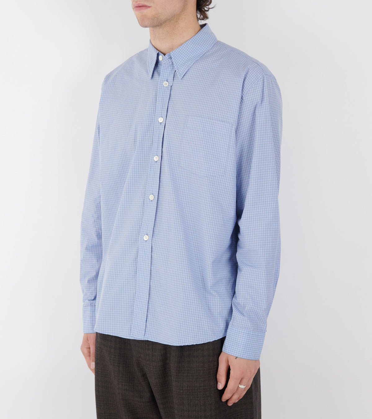 Beyond BD Shirt Micro Chip Check Super Poplin