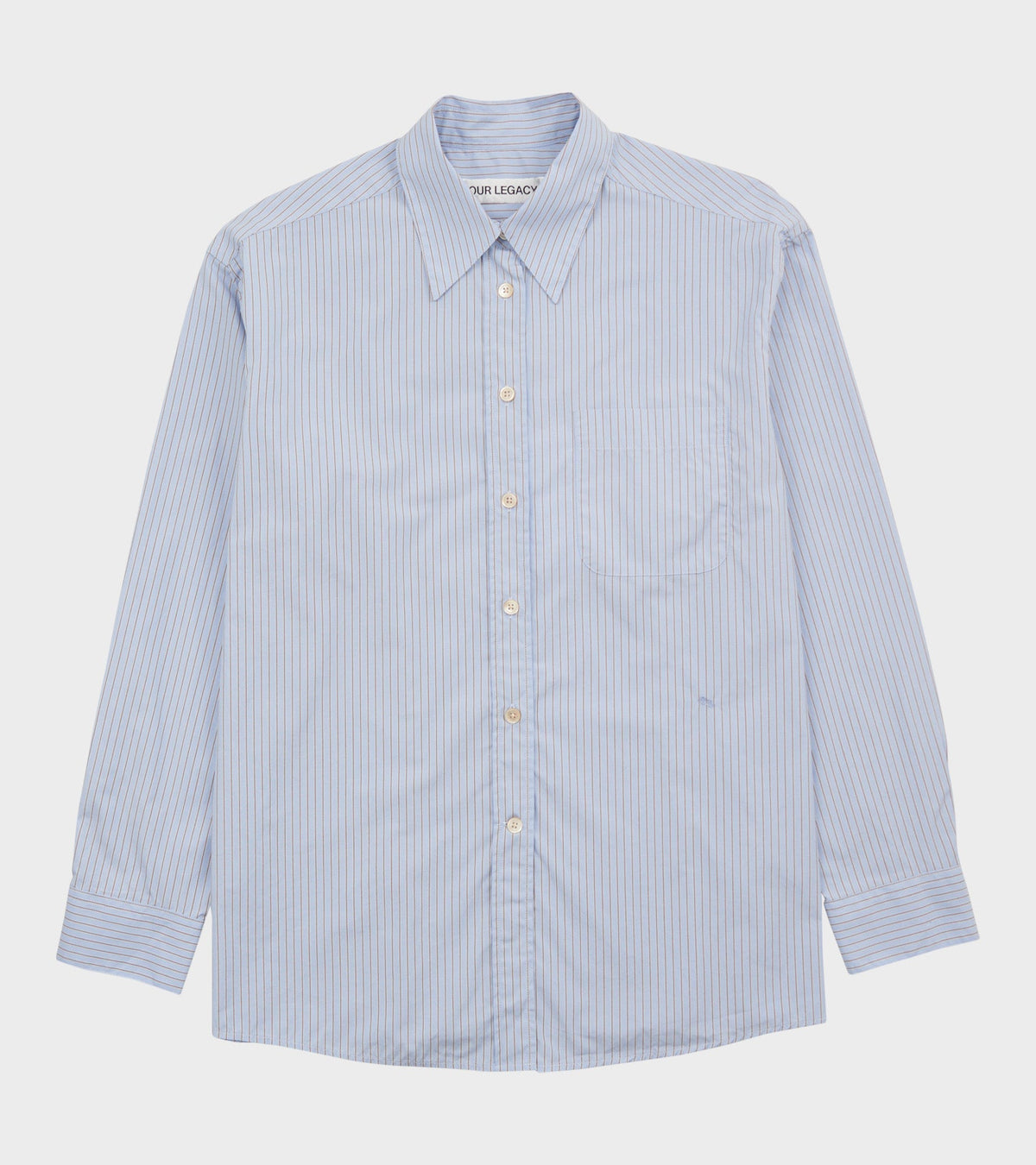 W Precious Shirt Typewriter Stripe Poplin