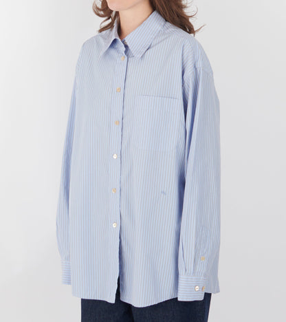 W Precious Shirt Typewriter Stripe Poplin