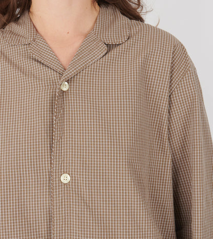 Classic Pyjamas Check Mix Fossil