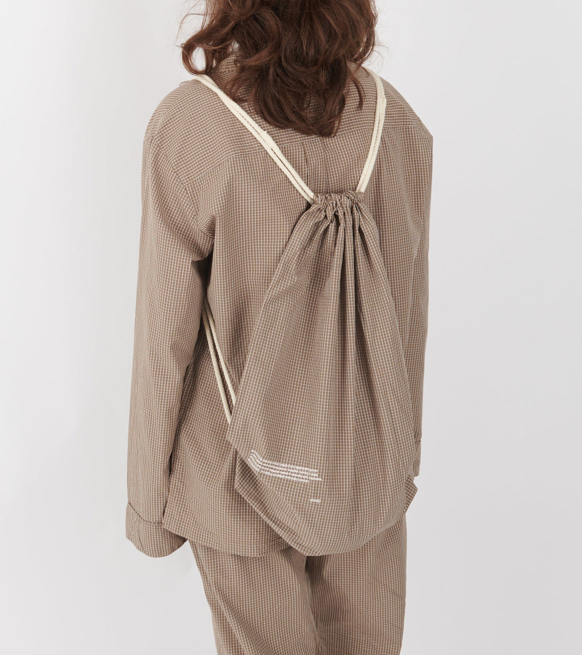 Classic Pyjamas Check Mix Fossil