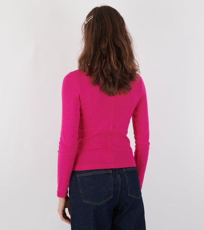 Jill Longsleeve Fuchsia