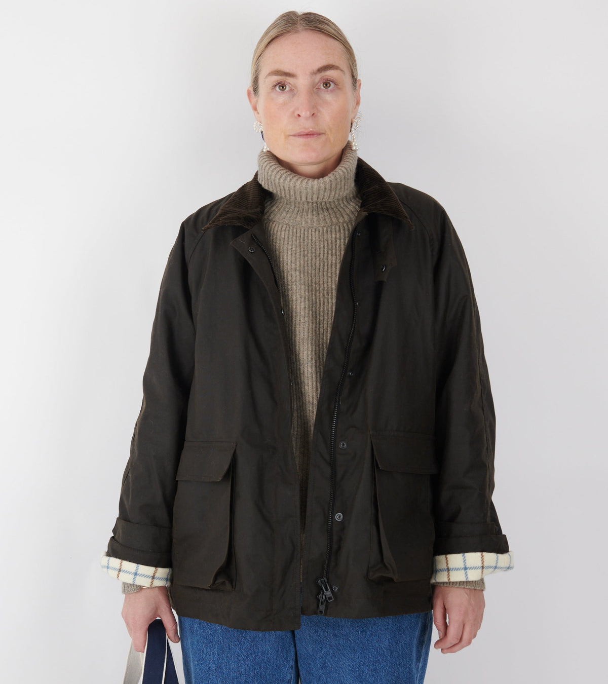 Oilskin Jacket Dark Brown