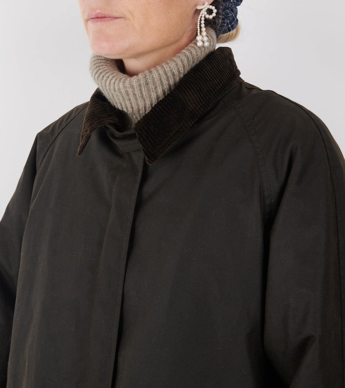 Oilskin Jacket Dark Brown