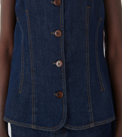 Tammy Vest Indigo Blue