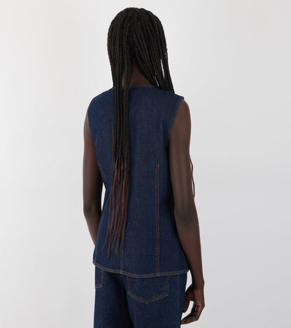 Tammy Vest Indigo Blue